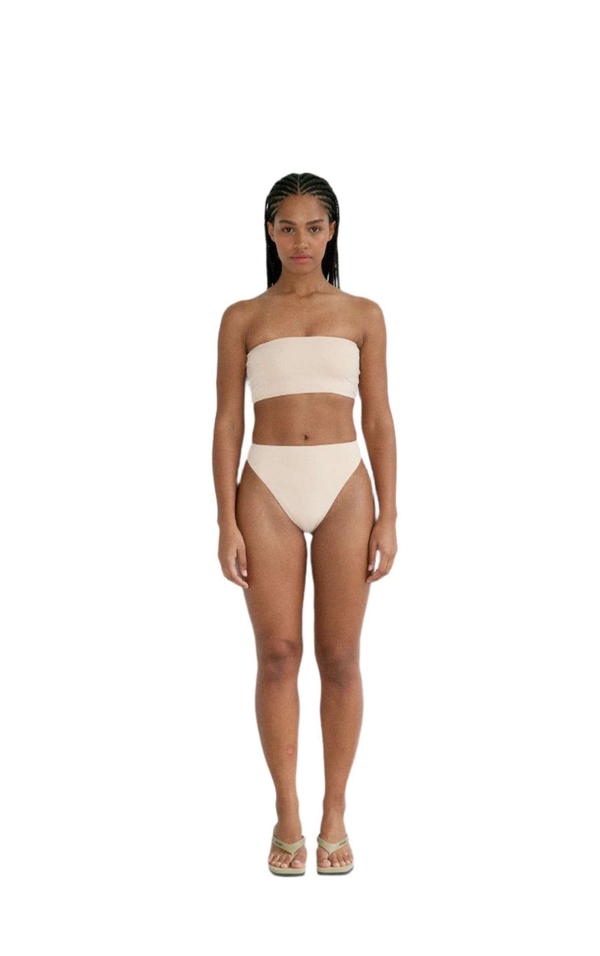 BR X BOHEME HIGH WAIST BOTTOM - PEARL