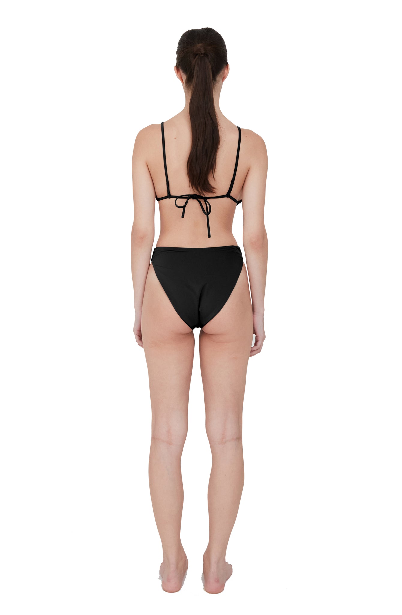 XUNZOO Women's Sheer Mesh Bralette Triangle Bikini Top Breathable