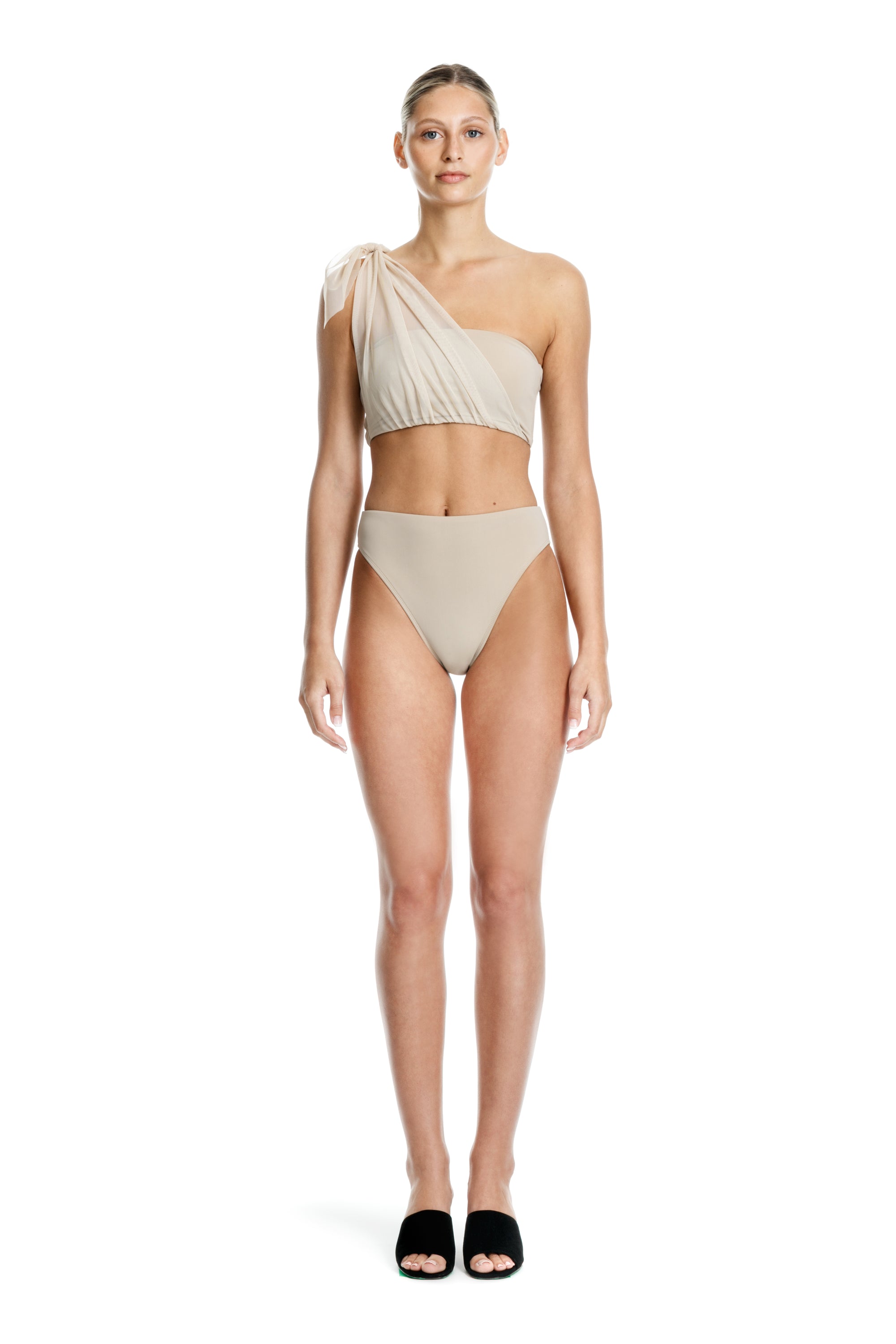 KNOT BANDEAU TOP - SAND